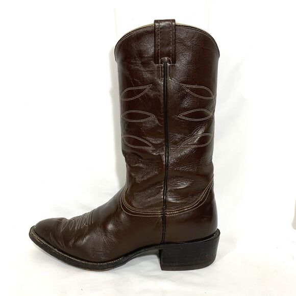 Nocona 4761 Brown Western Boots Men’s 8.5 EE, Brown - Picture 4 of 12